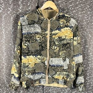 G.W. Design Studio Reversible Jacket Cheetah‎ Animal Circus Print